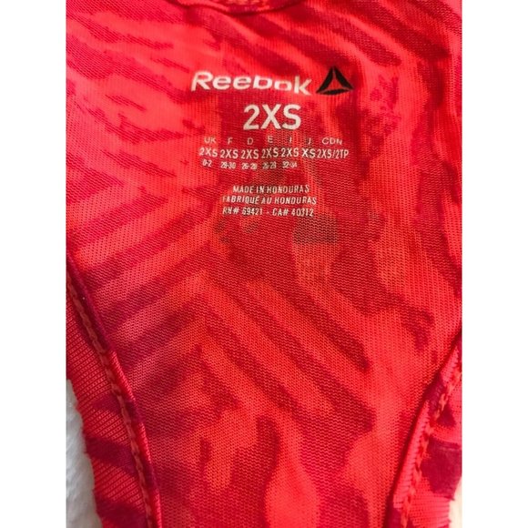 Ladies Burnout Reebok Crossfit Razorback Gym Tank - Red XXS - Picture 3 of 6